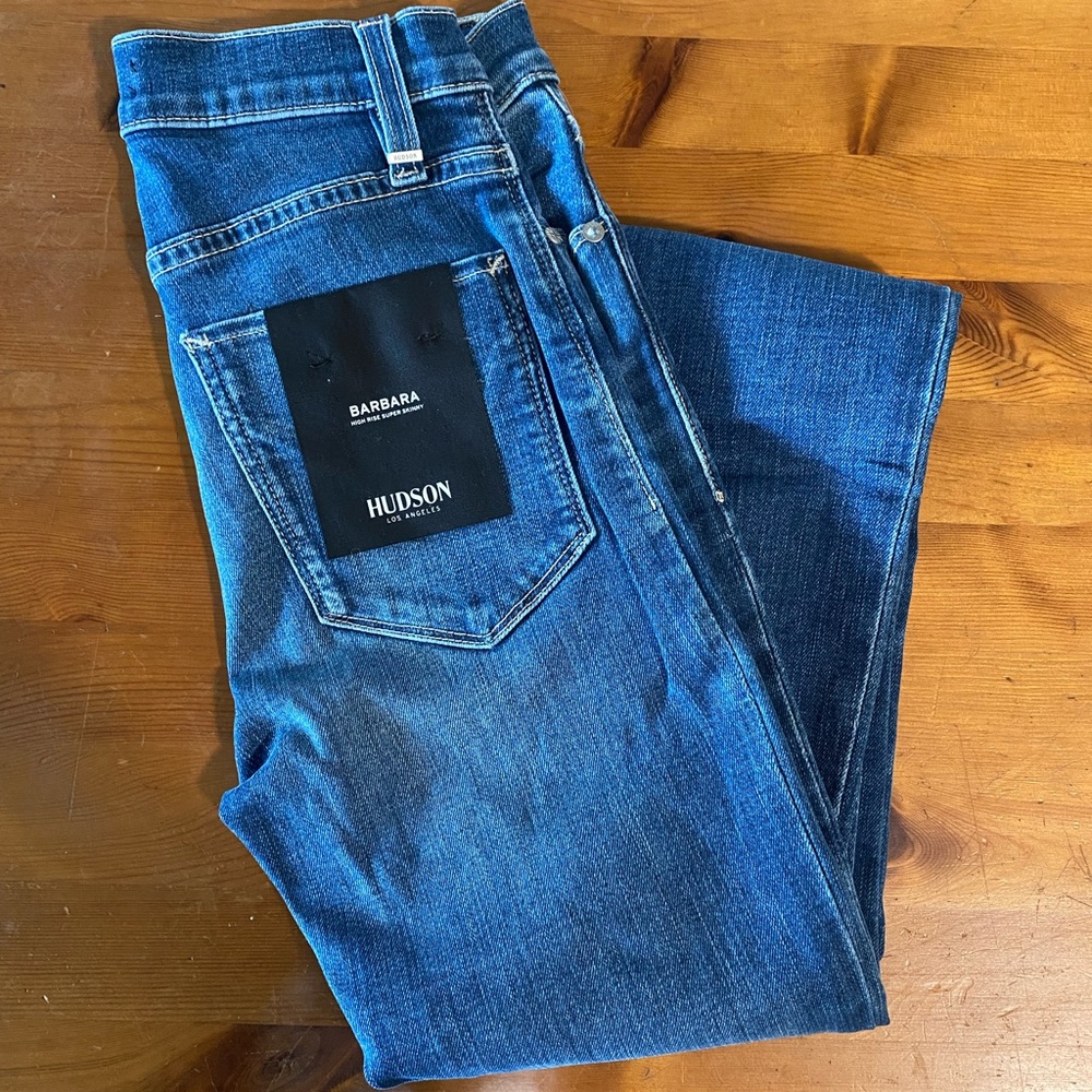 NWT Hudson Barbara High Rise Super Skinny Jeans in Ayon
